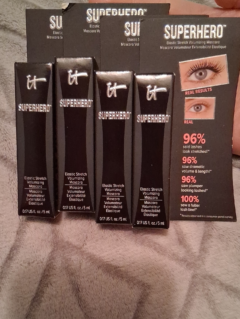 It Cosmetics Superhero Mascara Lot Of 4
